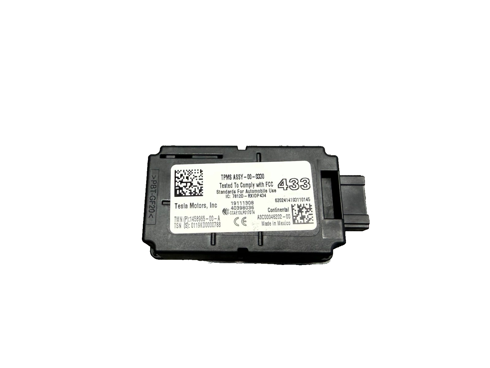 ♦️17-23 TESLA MODEL 3 TIRE PRESSURE MONITORING CONTROL MODULE OEM, 1458965-00-A