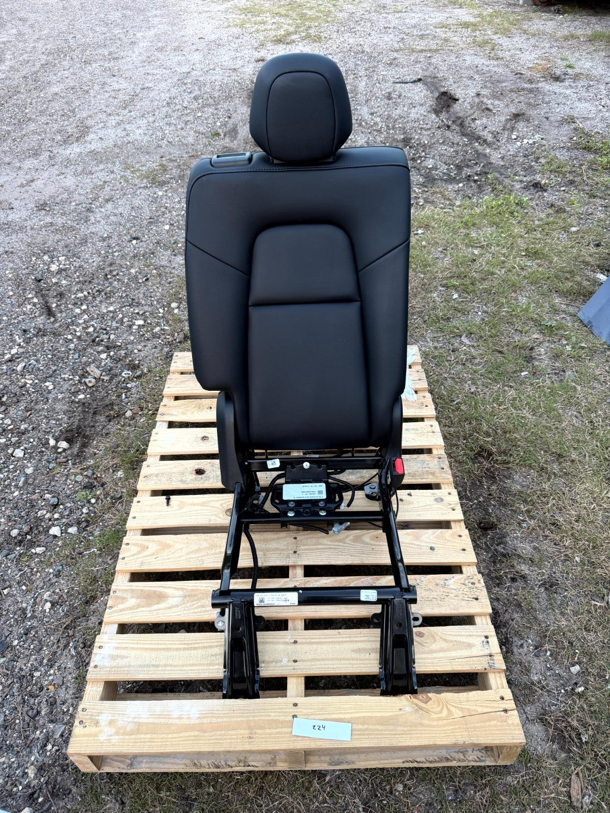 2020-2023 TESLA MODEL Y REAR RIGHT UPPER SEAT CUSHION W/ FRAME OEM, 1494901-00-E