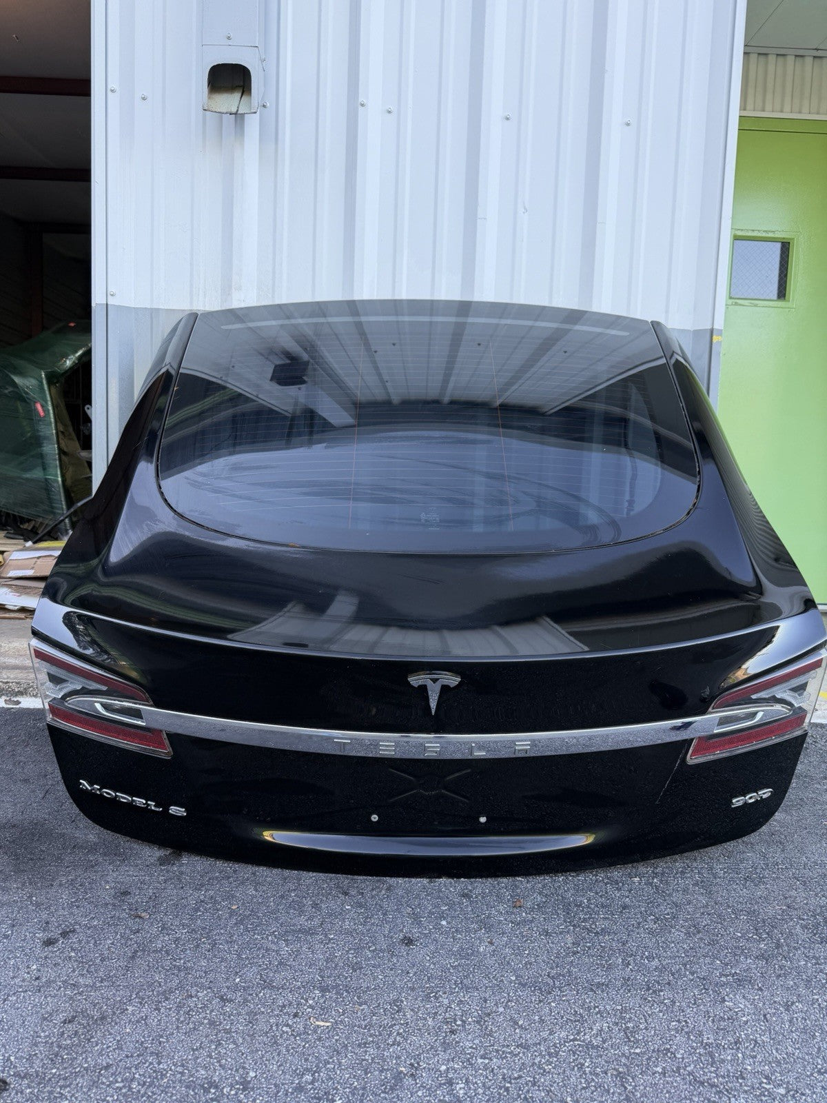 ♦️ 2016-2020 Model S Liftgate Trunk Lid Tailgate Hatch Shell Black w/ Glass