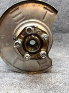 2020-2024 TESLA MODEL Y FRONT LEFT SPINDLE KNUCKLE HUB & SHIELD OEM,1188311-00-E