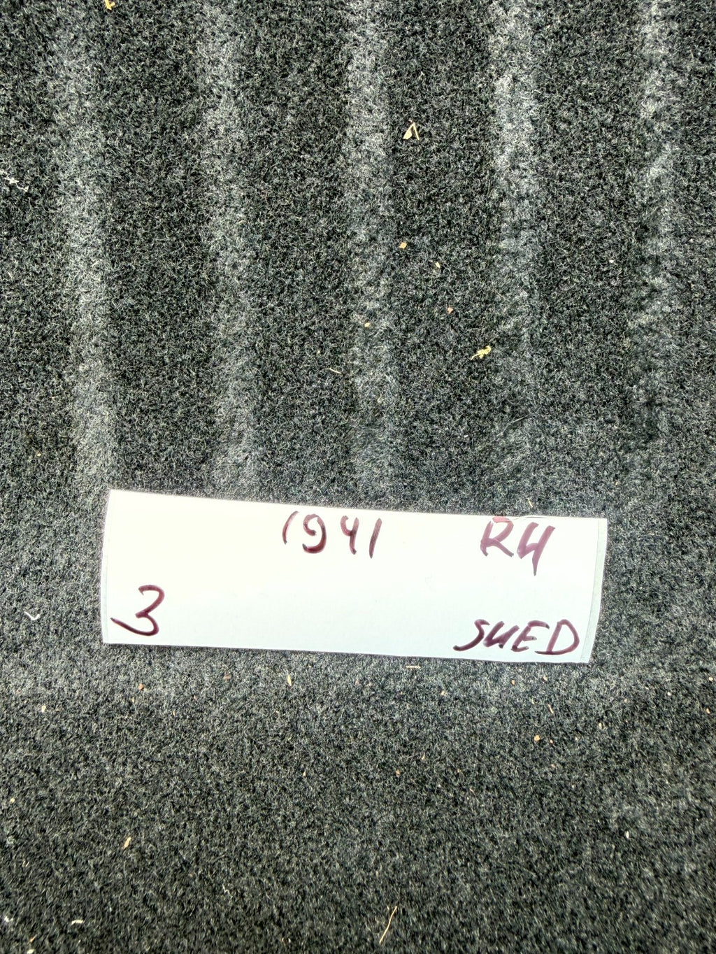 17-23 TESLA MODEL 3 FRONT RIGHT SIDE FLOOR CARPET COVER LINER OEM, 1127284-00-H