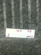 17-23 TESLA MODEL 3 FRONT RIGHT SIDE FLOOR CARPET COVER LINER OEM, 1127284-00-H