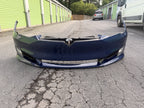 ✅ 2016-2022 OEM Tesla Model S Front Bumper Cover Panel BLUE OEM COMPLETE