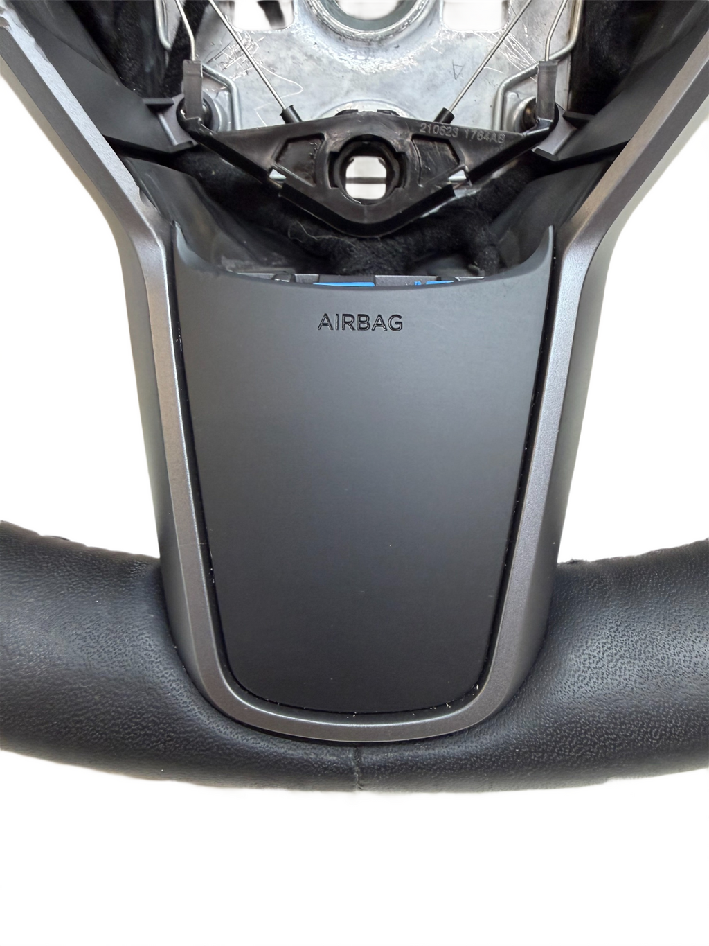 2017-2024 Tesla Model 3 / Y Steering Wheel Leather Black Heated OEM 1490214-00-B