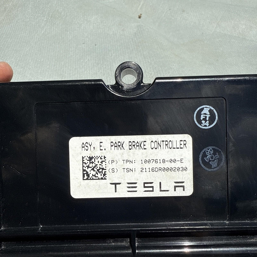 12-20 Tesla Model S Parking Brake Controller Control Module OEM, 1007618-00-E