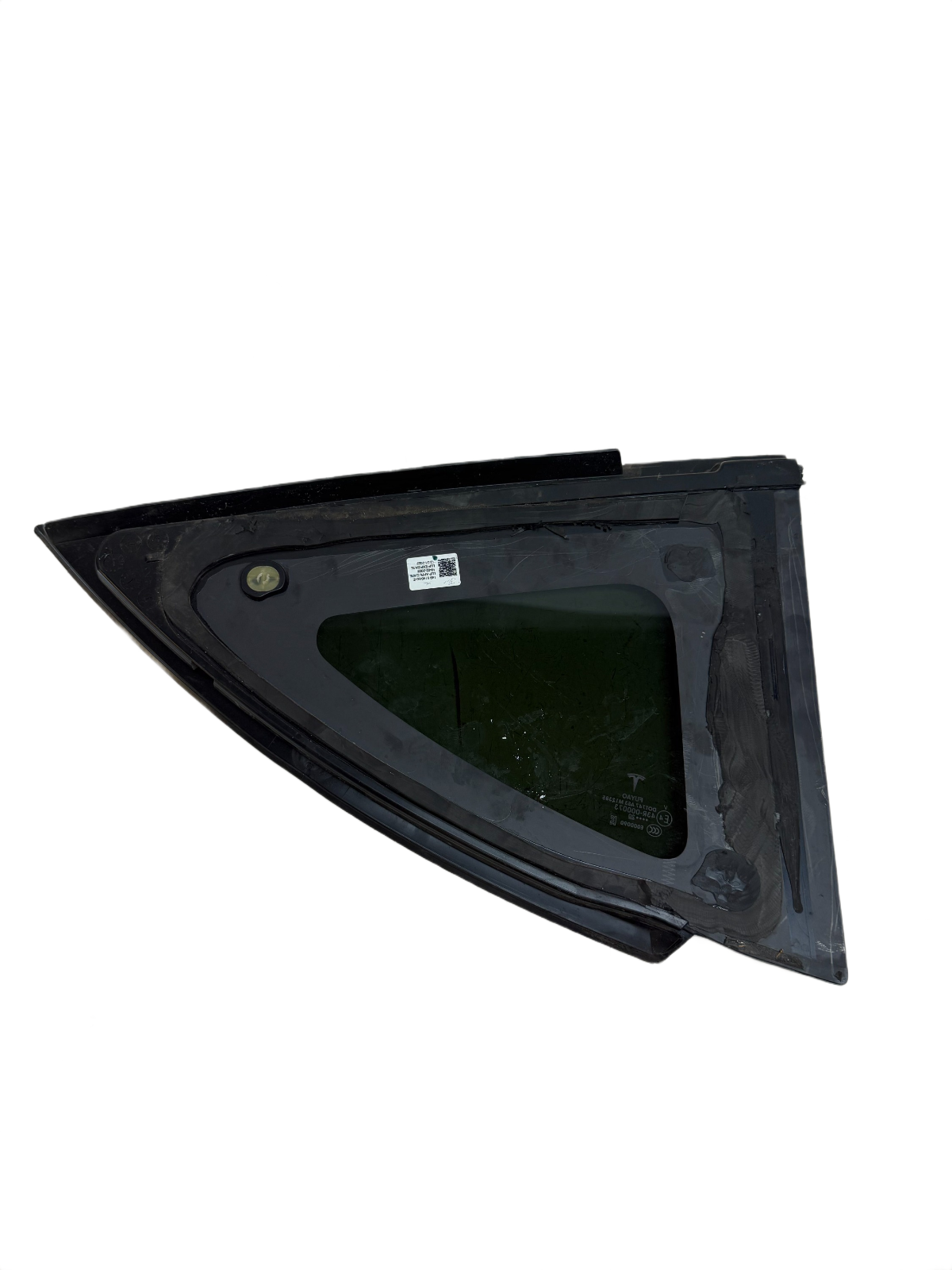2020-23 Tesla Model Y Rear Left Driver Side Quarter Glass W/ Frame 1495740-00-E