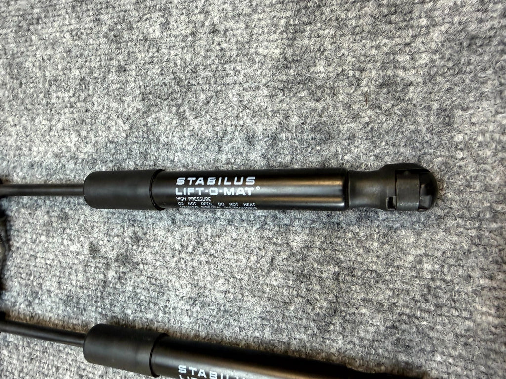 20-24 TESLA MODEL Y FRONT LEFT & RIGHT HOOD LIFT SHOCK STRUT SET OEM, 150554700A