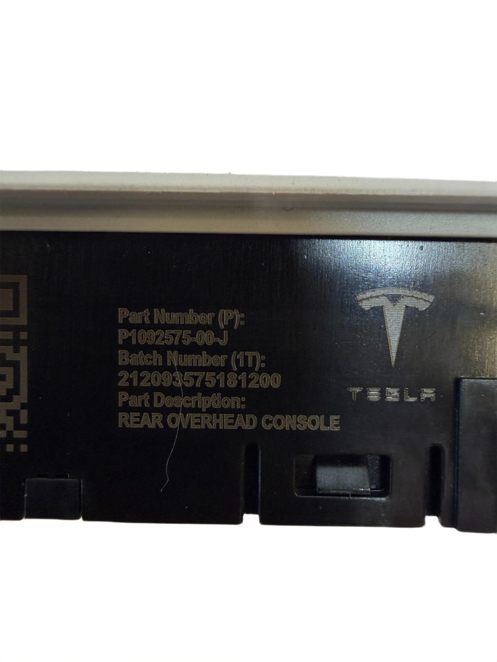 2017-2023 Tesla Model S Rear Overhead Console Dome Light Lamp Unit 1092575-00-J
