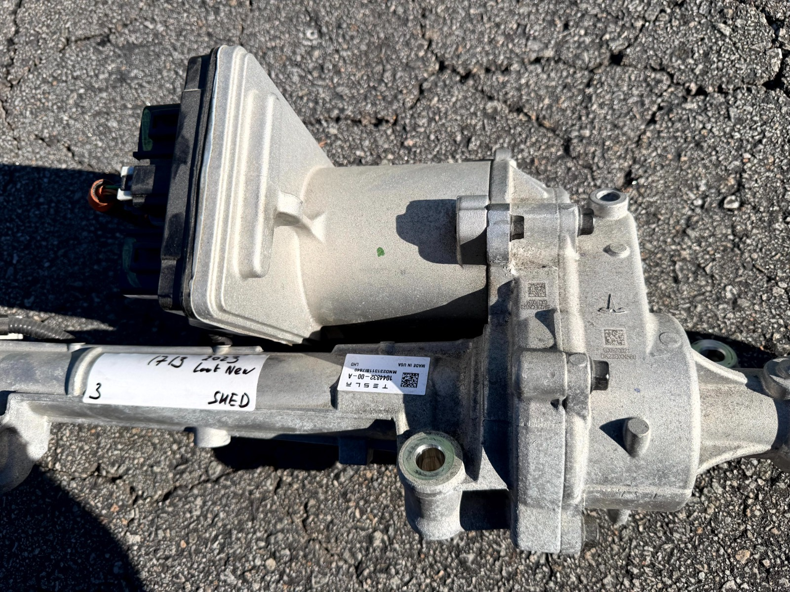 ♦️2017 - 2023 TESLA MODEL 3 POWER STEERING GEAR RACK & PINION OEM, 1044832-00-A