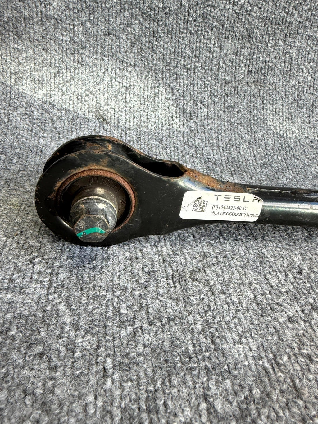 2017 – 2023 TESLA MODEL 3 REAR LEFT OR RIGHT UPPER CONTROL ARM OEM, 1044427-00-C