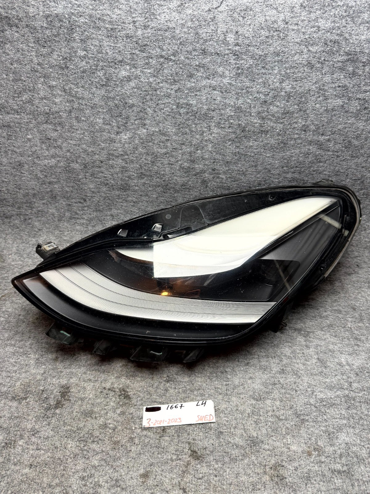 ♦️2021–2023 TESLA MODEL 3 FRONT LEFT SIDE HEADLIGHT ASSEMBLY OEM, 1514952-00-C