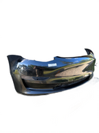 2017-2023 Tesla 3 Front Bumper Cover With Sensor Holes Black