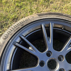 Tesla Model Y 2024 2025 19" Grey Gemini Rim Wheel Continental Tire W/OEM TPMS