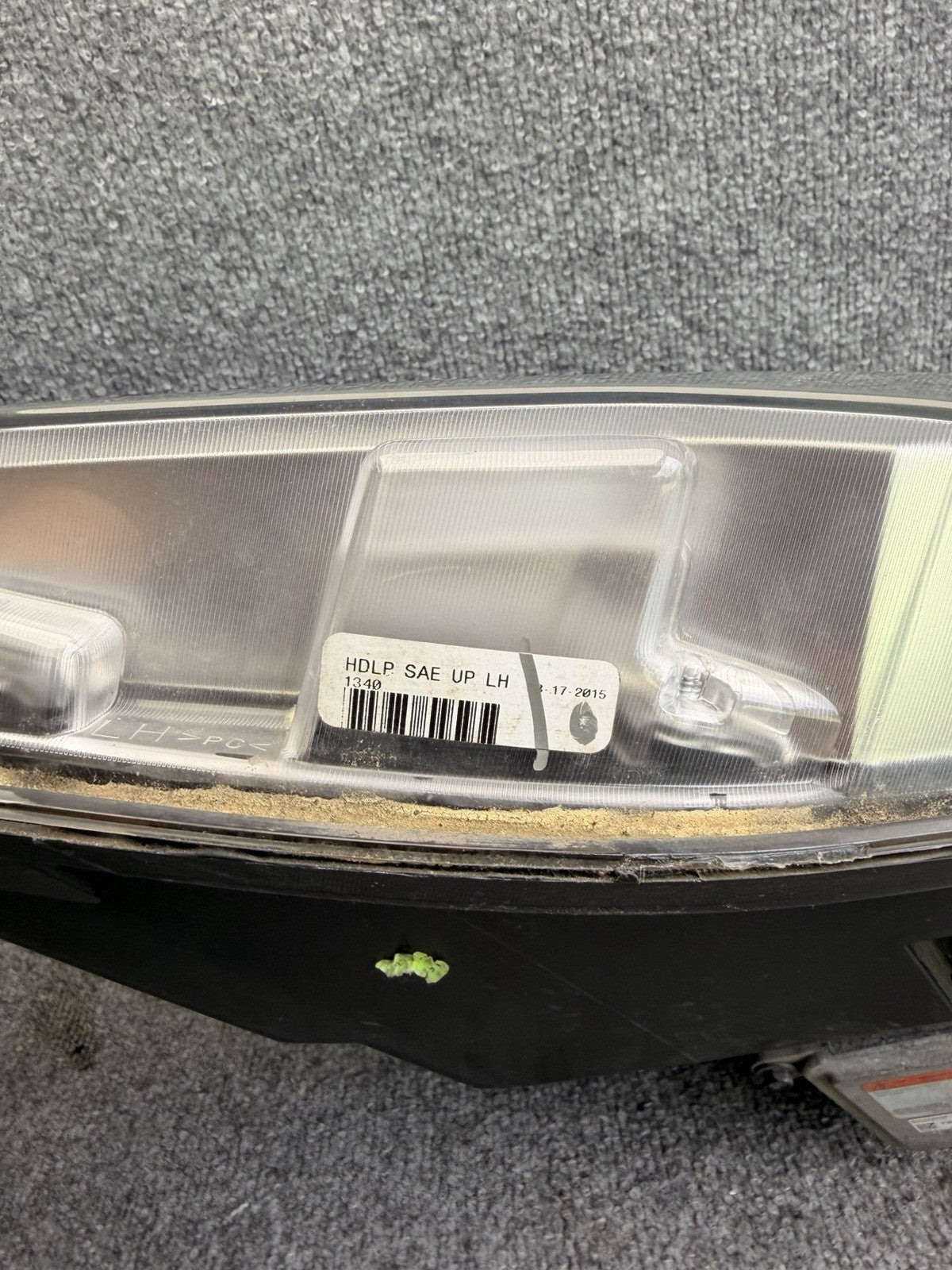 TESLA MODEL S HEADLIGHT LEFT DRIVER 2012 2013 2014 2015 XENON 6005906-00-D OEM
