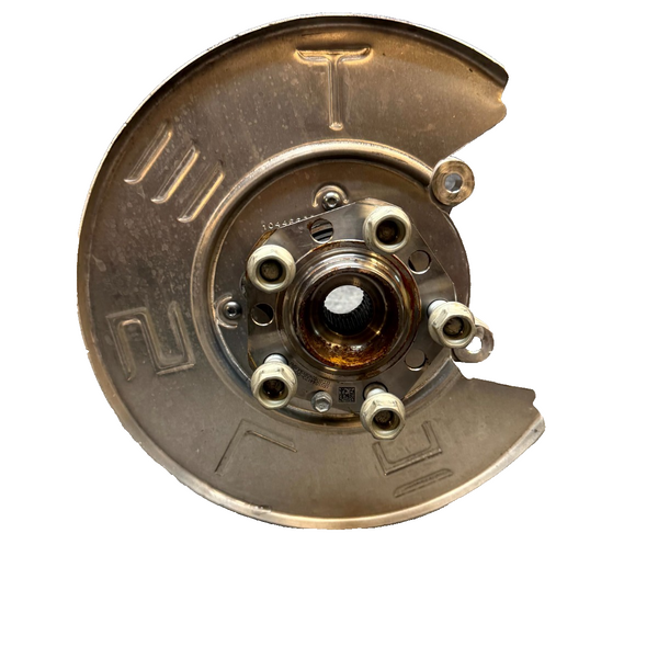 2020-2024 TESLA MODEL Y REAR RIGHT SPINDLE KNUCKLE HUB & SHIELD OEM,1188416-00-G