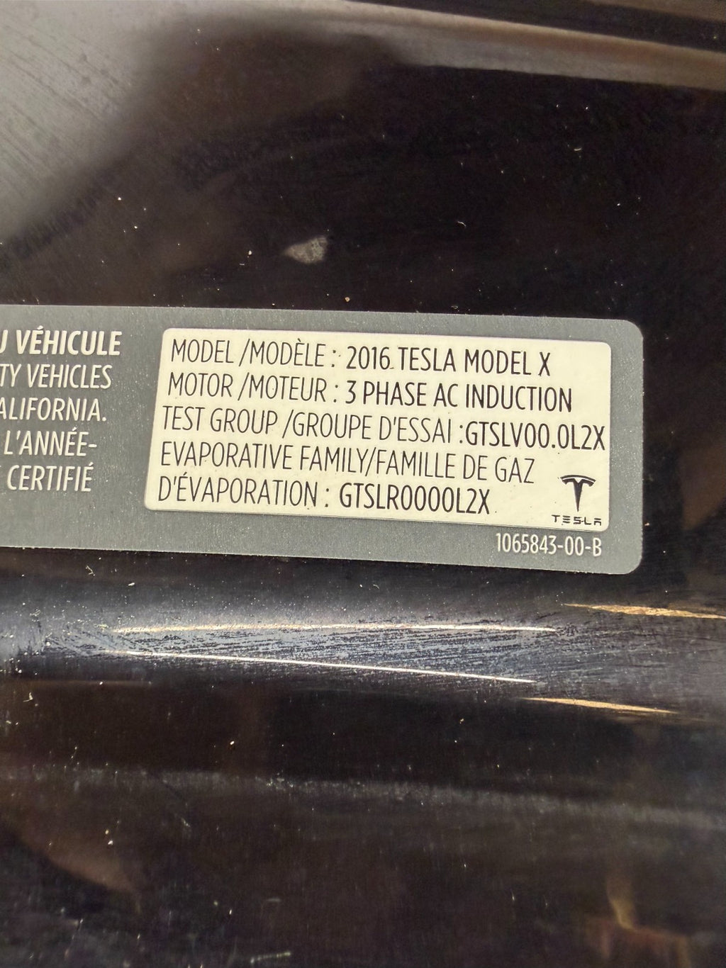 2016-2020 Tesla Model X Front Hood Bonnet Shell Panel OEM