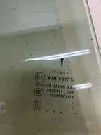 2012-2020 Tesla Model S Rear Passenger Side Door Window Glass 43R-001074