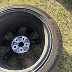 Tesla Model Y 2024 2025 19" Grey Gemini Rim Wheel Continental Tire W/OEM TPMS