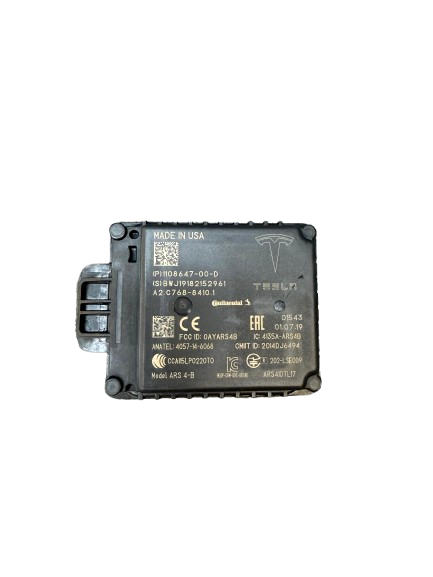 2017–2023 TESLA MODEL 3 FRONT DISTANCE RADAR CRUISE MODULE OEM, 1108647-00-D