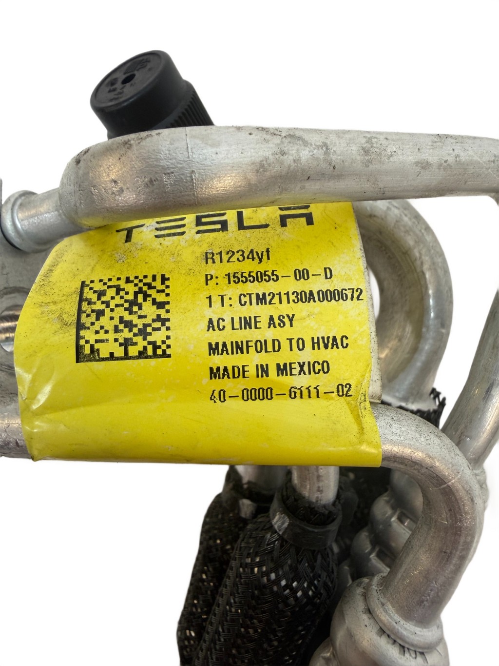 2017 - 2023 TESLA MODEL 3 OEM AC MANIFOLD HVAC LINE TUBE ASSEMBLY 1555055-00-D
