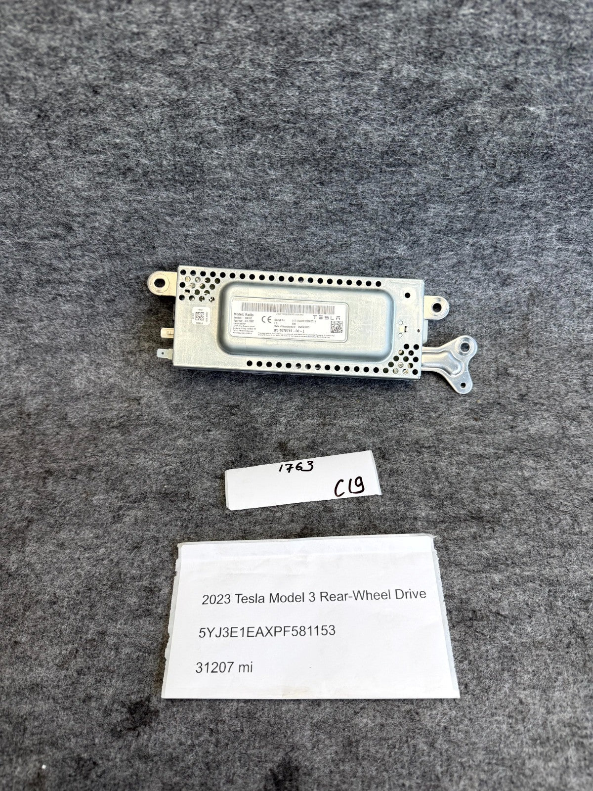 ♦️2017-2023 TESLA MODEL 3 RADIO RECEIVER CONTROL COMPUTER MODULE OEM, 107974900E