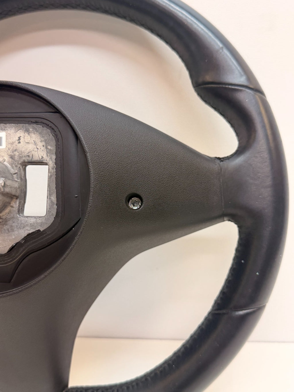 2012-2020 TESLA MODEL S LEATHER STEERING WHEEL ASSEMBLY 1005279-00-D
