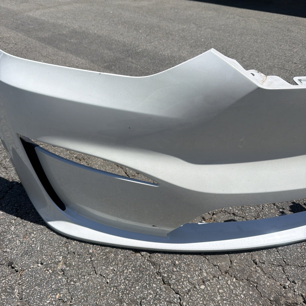 2021-2025 Tesla Model X Front Bumper Cover White WITHOUT Sensor 1588184-S0-B