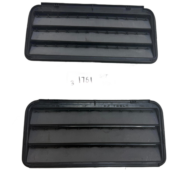 2017-2023 Tesla Model 3 Air Extractor Cabin Vent Grille Set 1098751-00-C