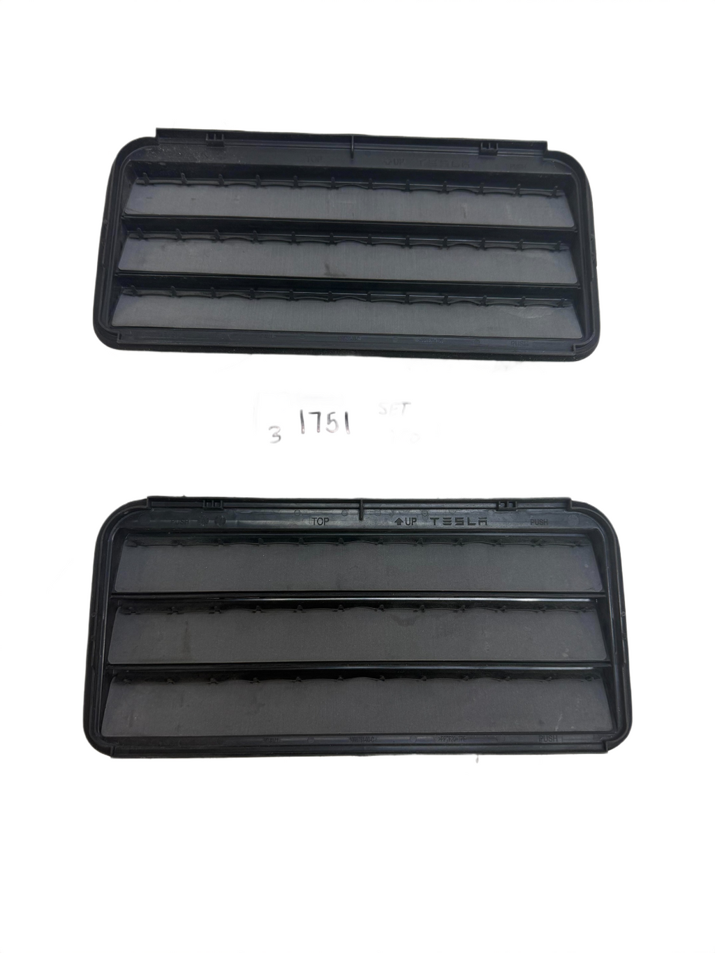 2017-2023 Tesla Model 3 Air Extractor Cabin Vent Grille Set 1098751-00-C