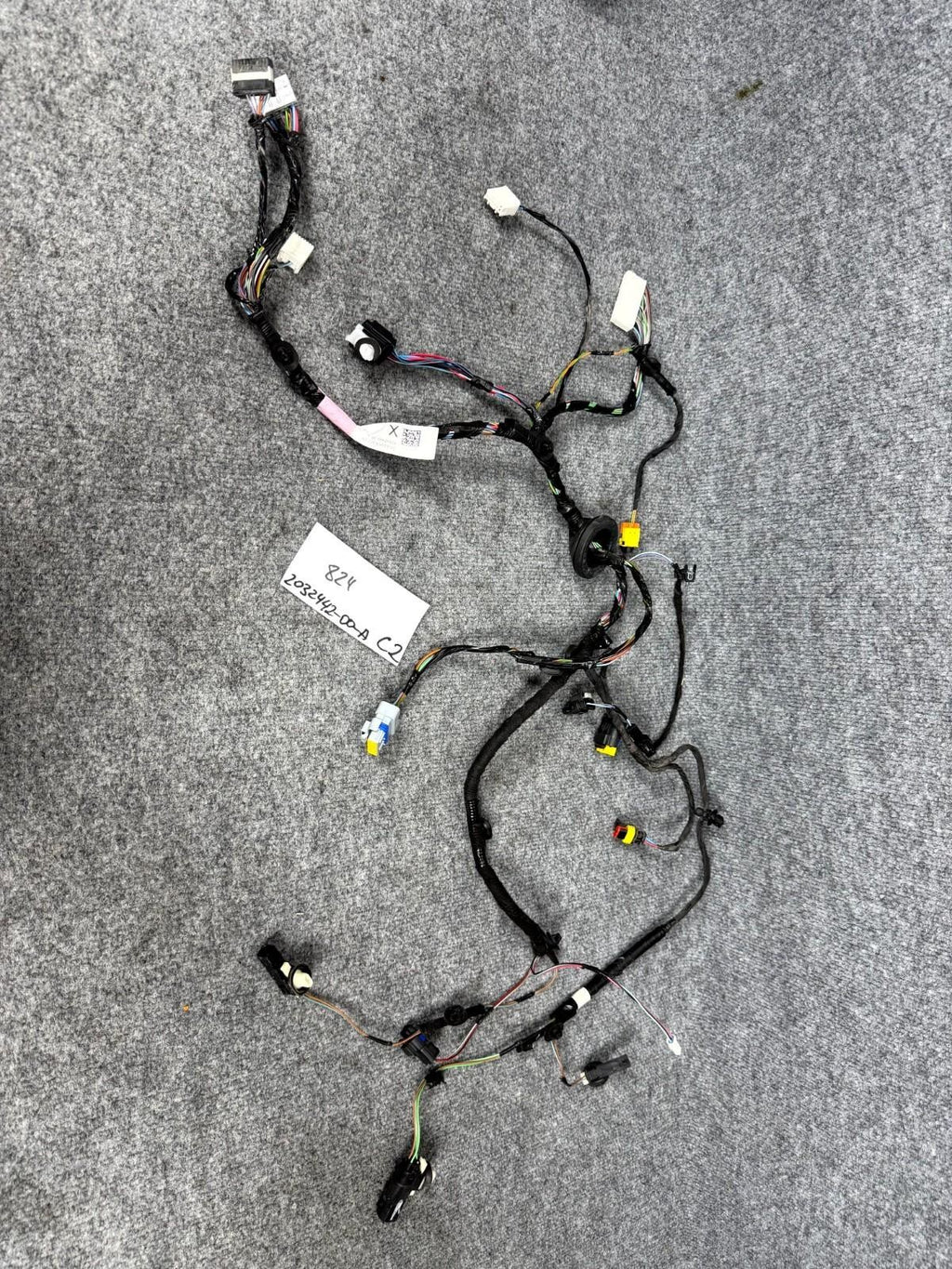 2016-2020 Tesla Model X Rear Right Side Door Wiring Harness OEM, 2032442-00-A