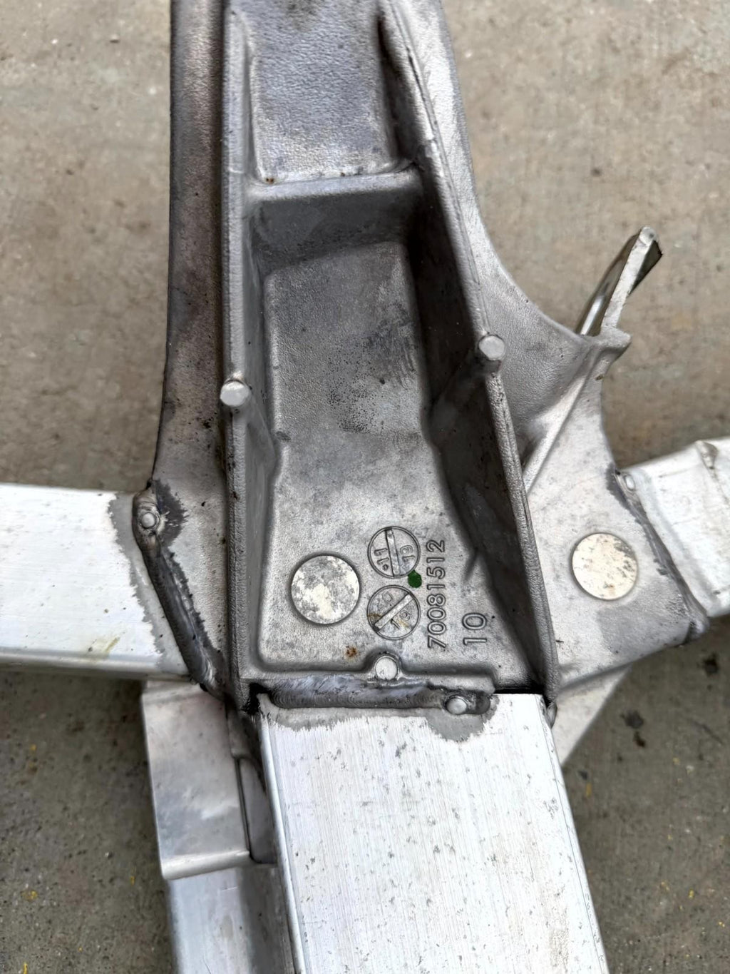 16-20 Tesla Model X Front Suspension Subframe Crossmember ASSY OEM, 1027516-00-E