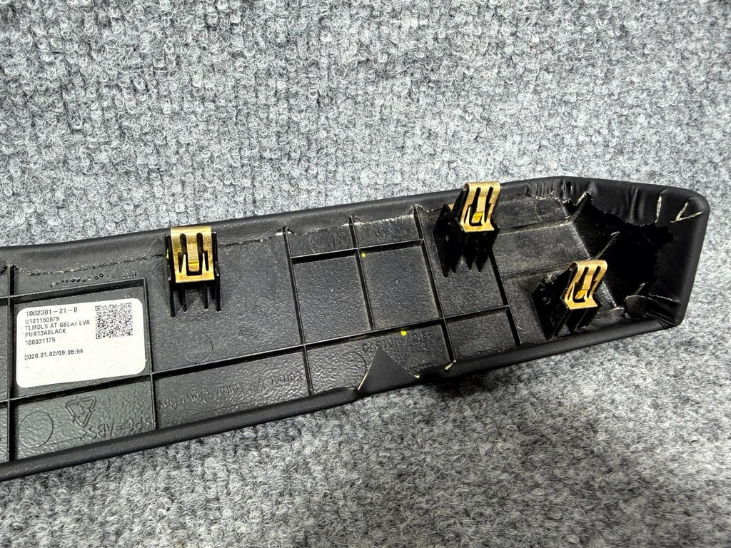 2016-2020 Tesla Model X Dash Glove Box Lower Trim Cover OEM, 1002301-21-B