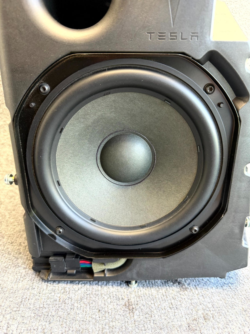 2017-2023 TESLA MODEL 3 AUDIO SYSTEM SPEAKER SUBWOOFER BASS BOX OEM, 107974600B