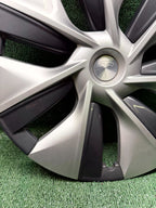 ♦️20-24 TESLA MODEL Y 19" GEMINI WHEEL RIM HUBCAP COVER OEM, 1044235-00-B