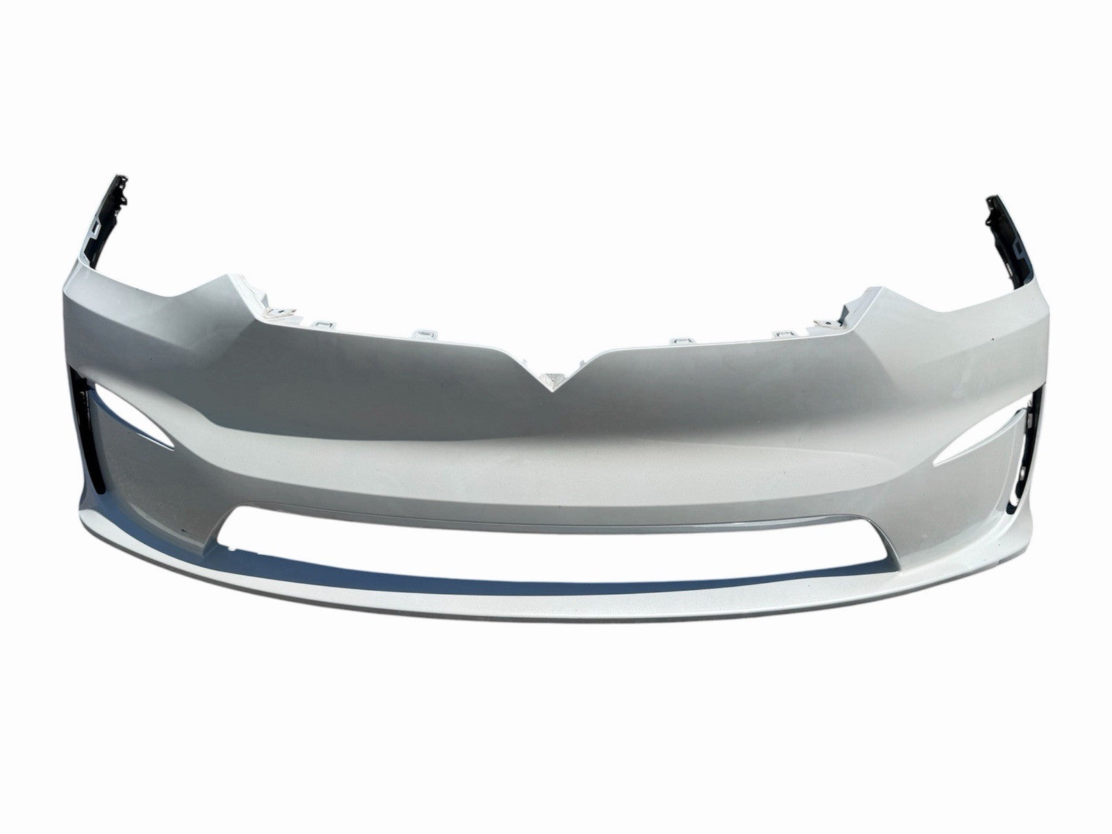 2021-2025 Tesla Model X Front Bumper Cover White WITHOUT Sensor 1588184-S0-B