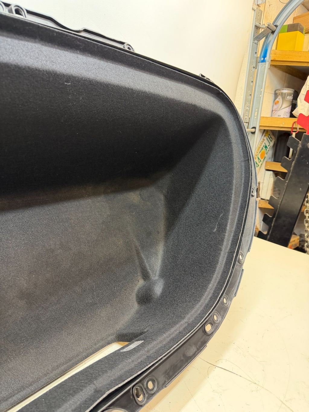 16-20 Tesla Model X Front Frunk Luggage Storage Compartment Molding 1036223-00-C
