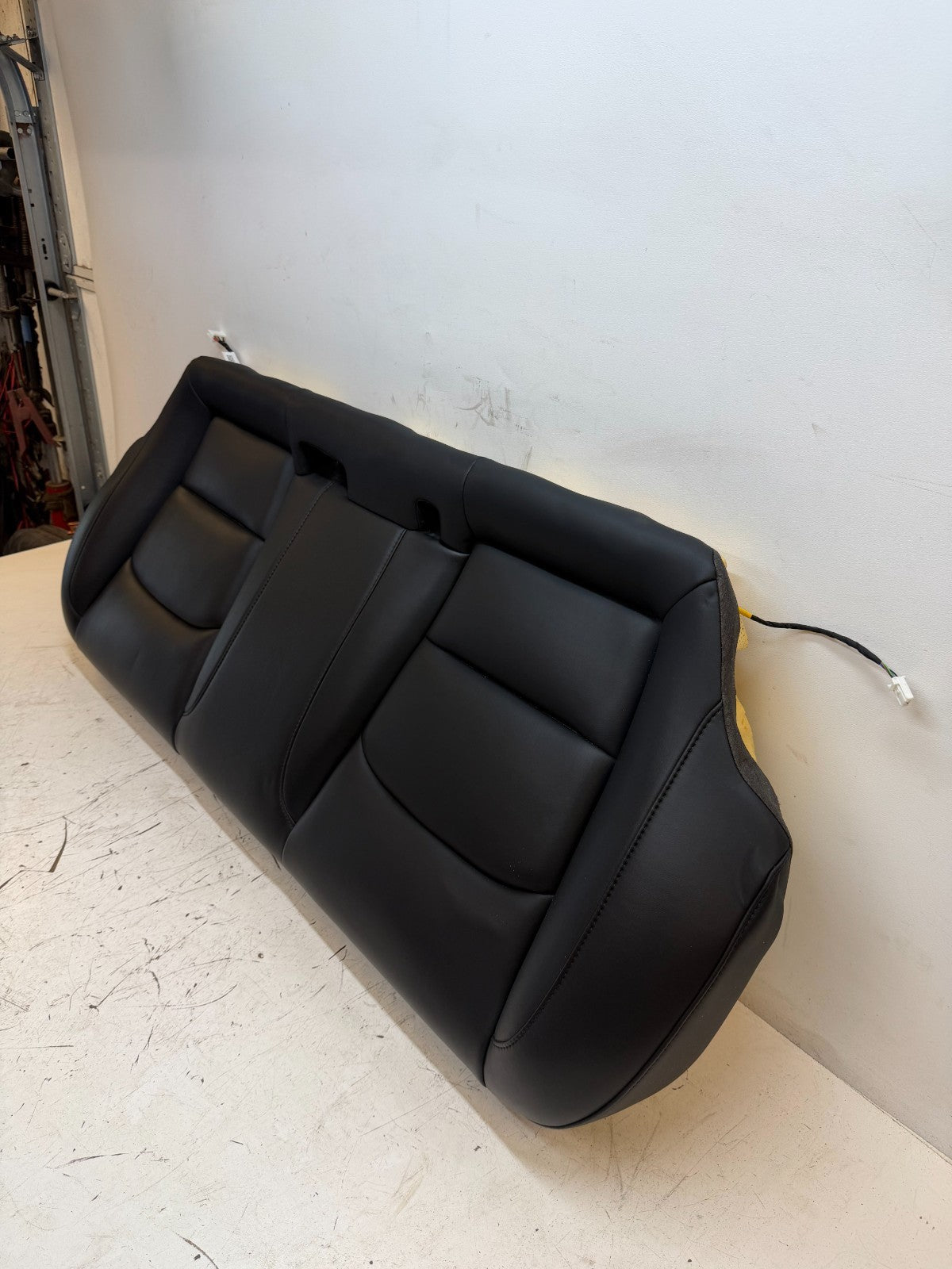 2017-2023 TESLA MODEL 3 REAR LOWER BOTTOM SEAT CUSHION BLACK 1452685-00-B