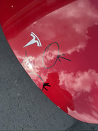2017-2023 Tesla Model 3 M3 Front Hood Bonnet Shell Panel Cover Assy Red PPMR