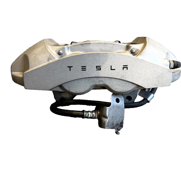 17-23 TESLA MODEL 3 FRONT RIGHT BRAKE CALIPER W/ BRAKE HOSE LINE OEM,104462200