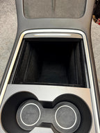 2020 - 2024 TESLA MODEL Y CENTER CONSOLE ARMREST CUPHOLDERS OEM, 1755501-70-C