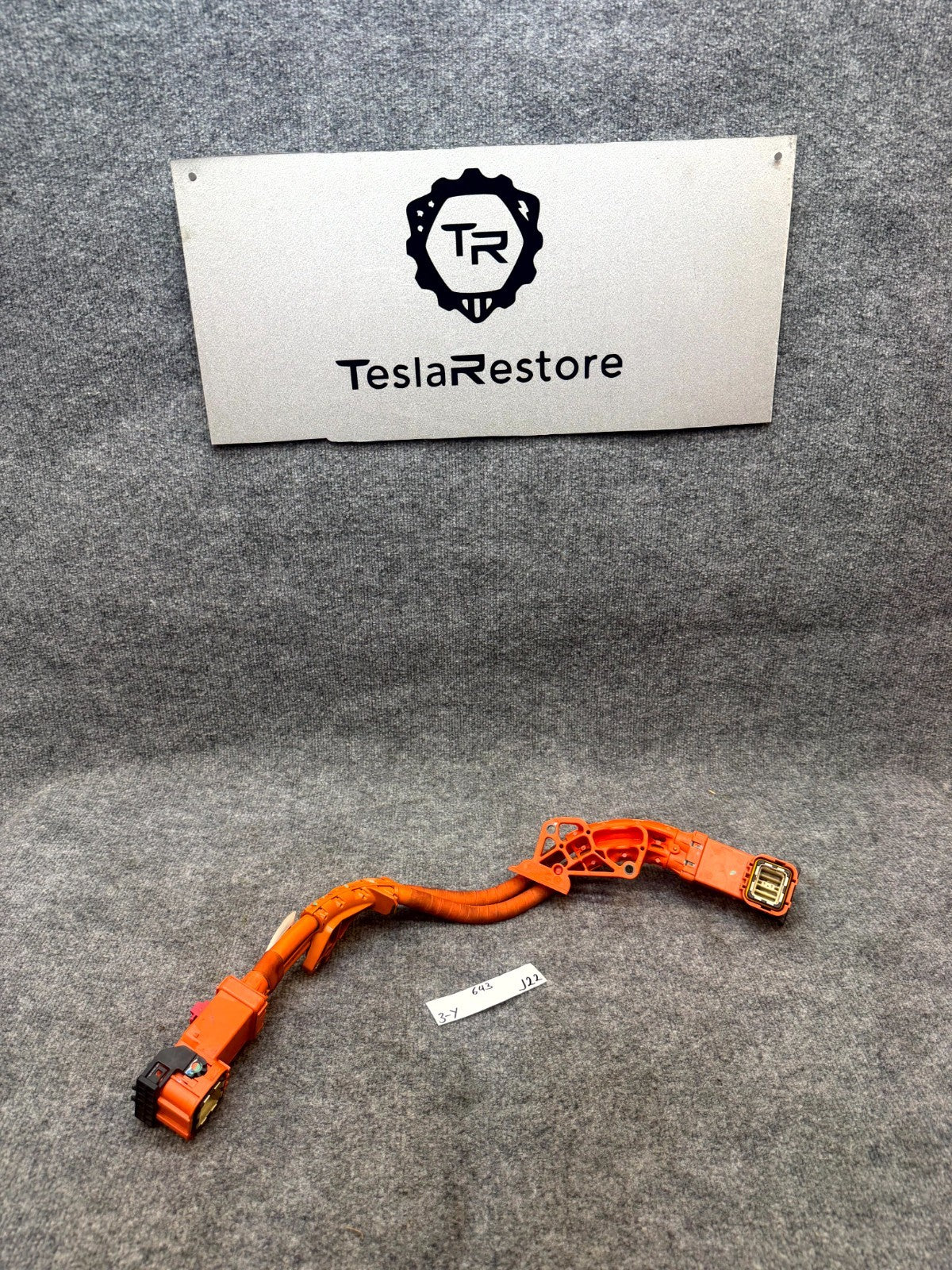 17-24 TESLA MODEL 3 Y REAR DRIVER HIGH VOLTAGE WIRING HARNESS OEM, 1109000-00-D
