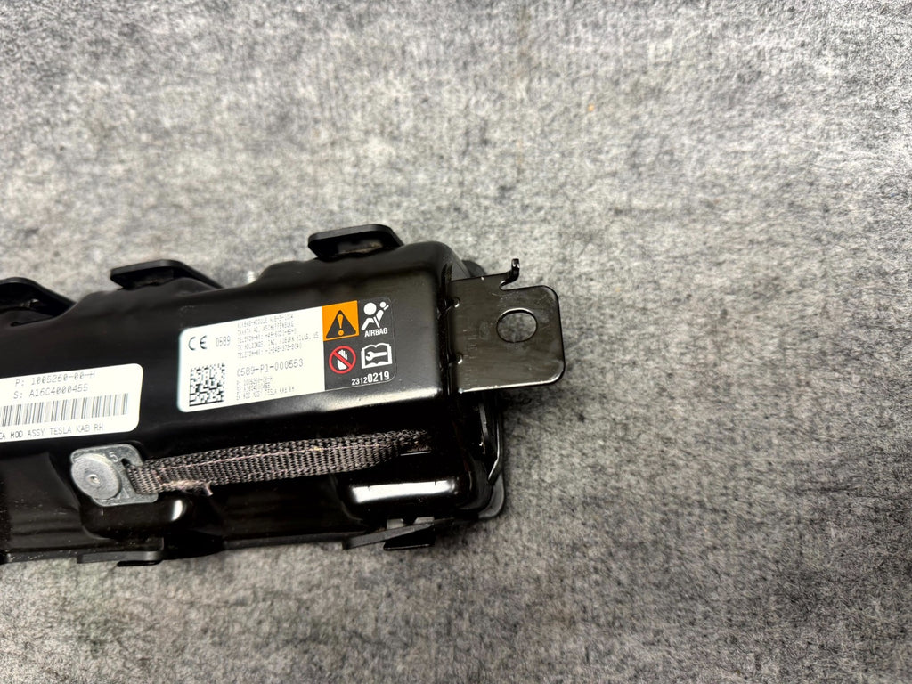 ♦️12-20 TESLA MODEL S FRONT RIGHT SIDE KNEE SAFETY MODULE ASSY OEM, 1005260-00-H