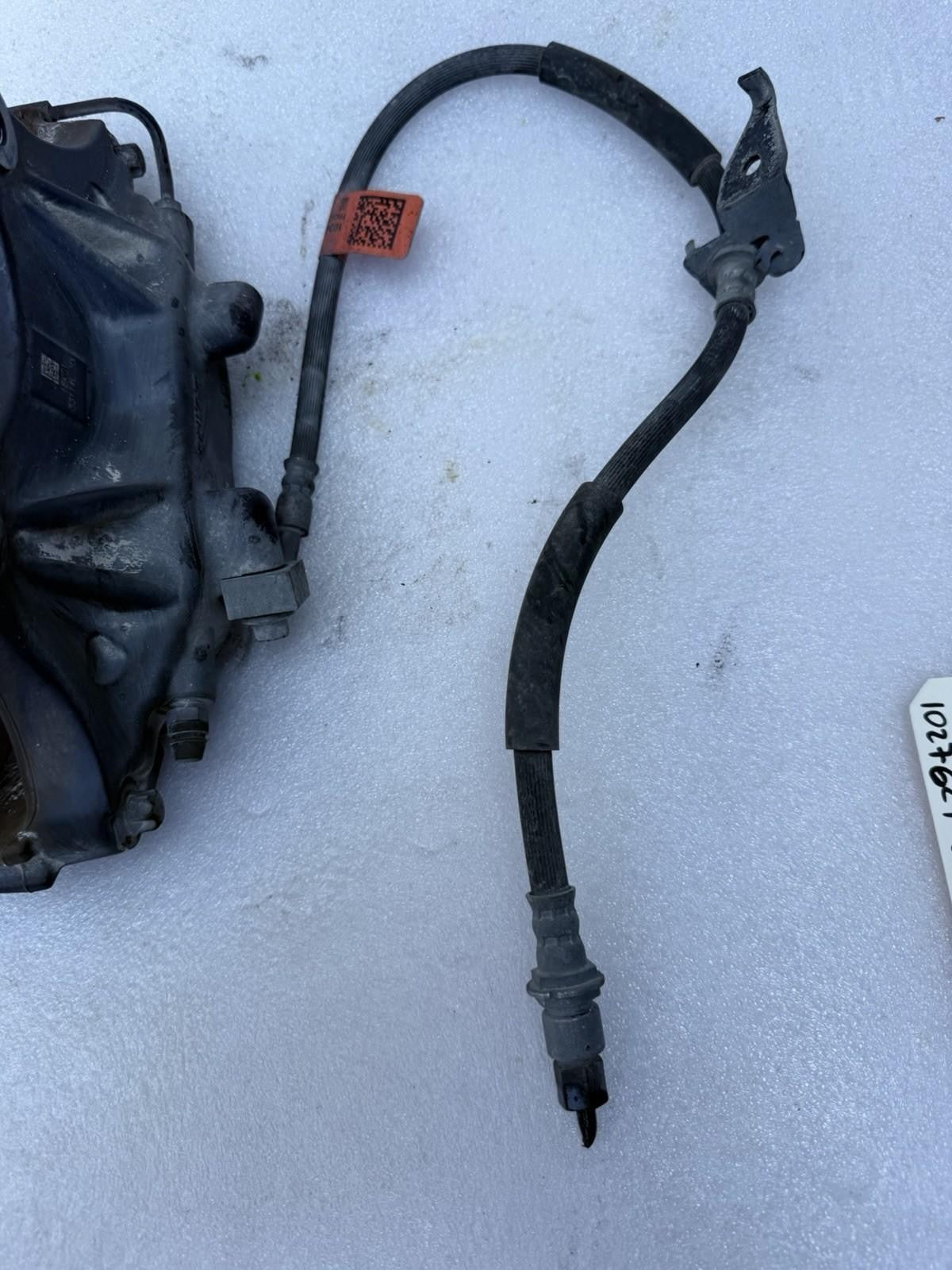 ♦️2016-2020 TESLA MODEL X FRONT LEFT CALIPER W/ BRAKE HOSE LINE OEM,1027621-00-C