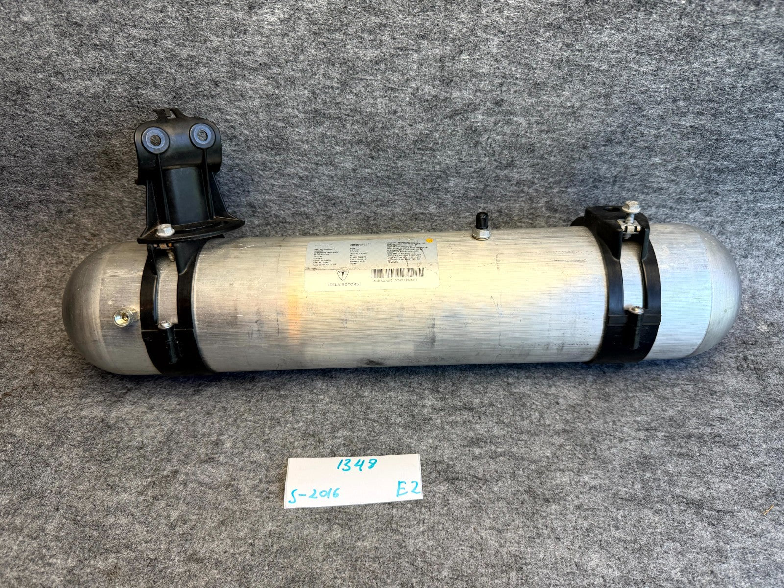 ♦️12-20 TESLA MODEL S AIR RIDE SUSPENSION RESERVOIR TANK VALVE OEM, 6006408-00-B