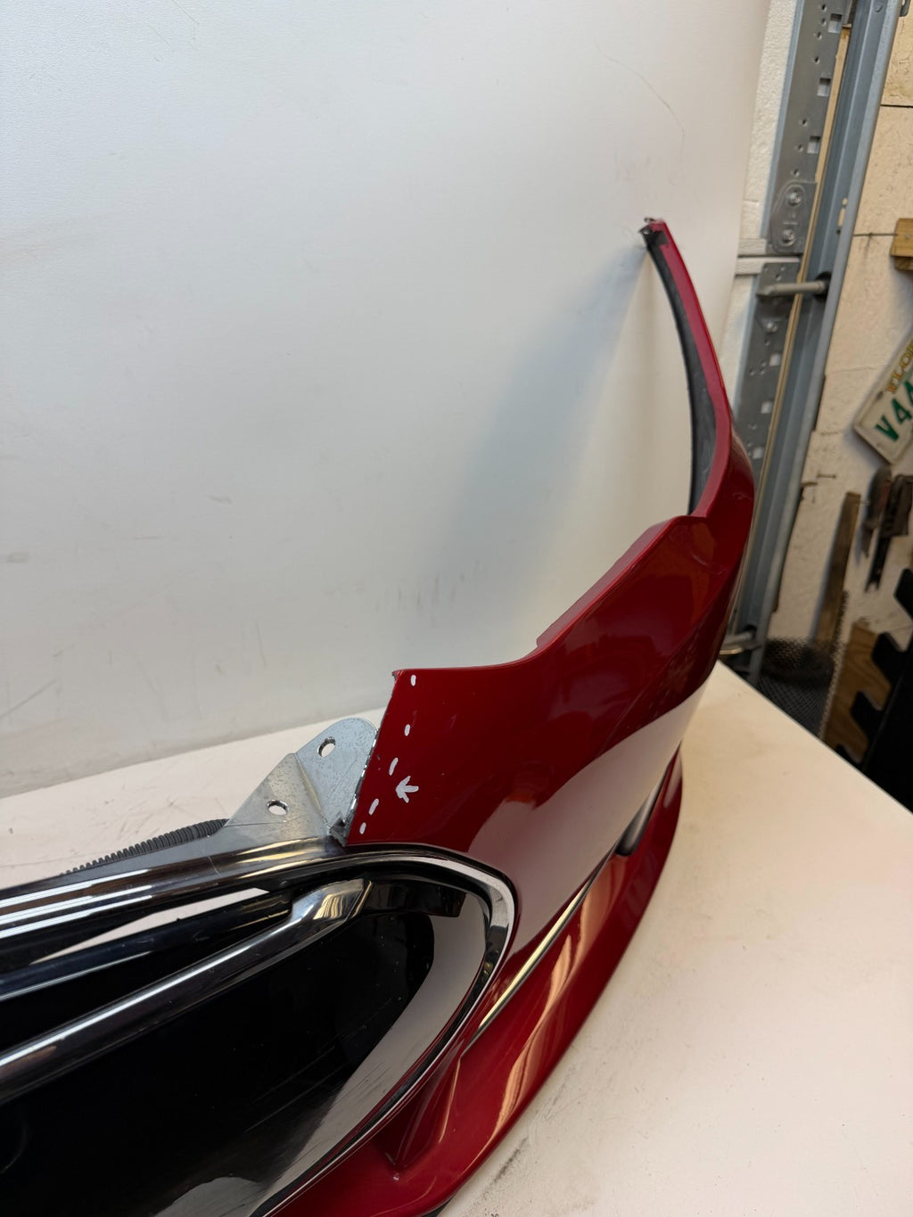 2012-2016 Tesla Model S Front Bumper Cover Complete W/ Lights OEM 1017415-00-C