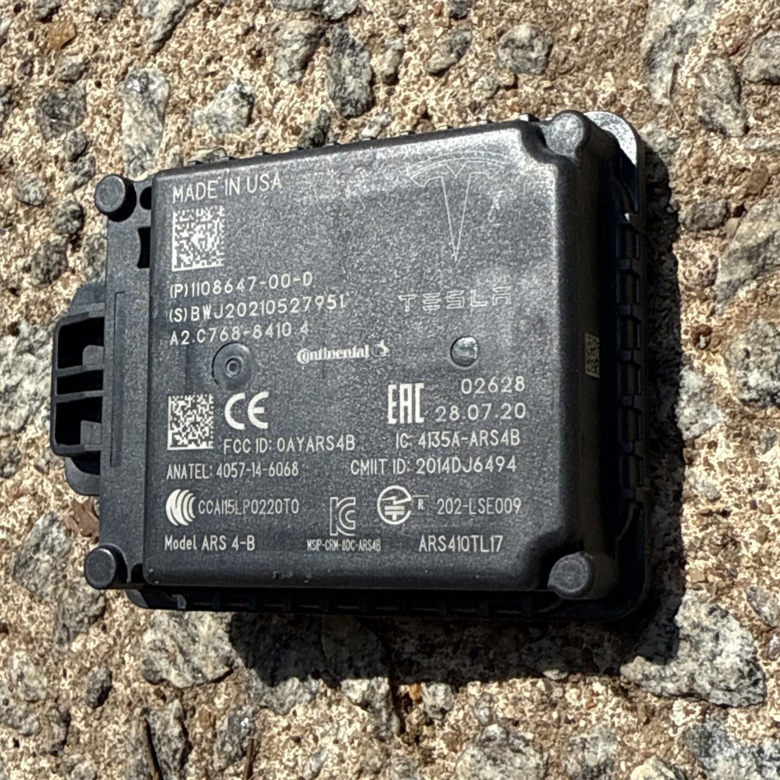 ♦️2017 – 2023 TESLA MODEL 3 FRONT DISTANCE RADAR SENSOR MODULE OEM, 1108647-00-D