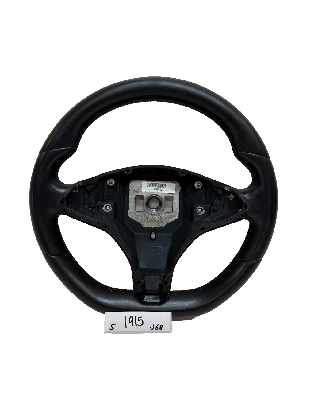 2012-20 Tesla Model S Front Driver Steering Wheel Black Assembly 1005279-00-E