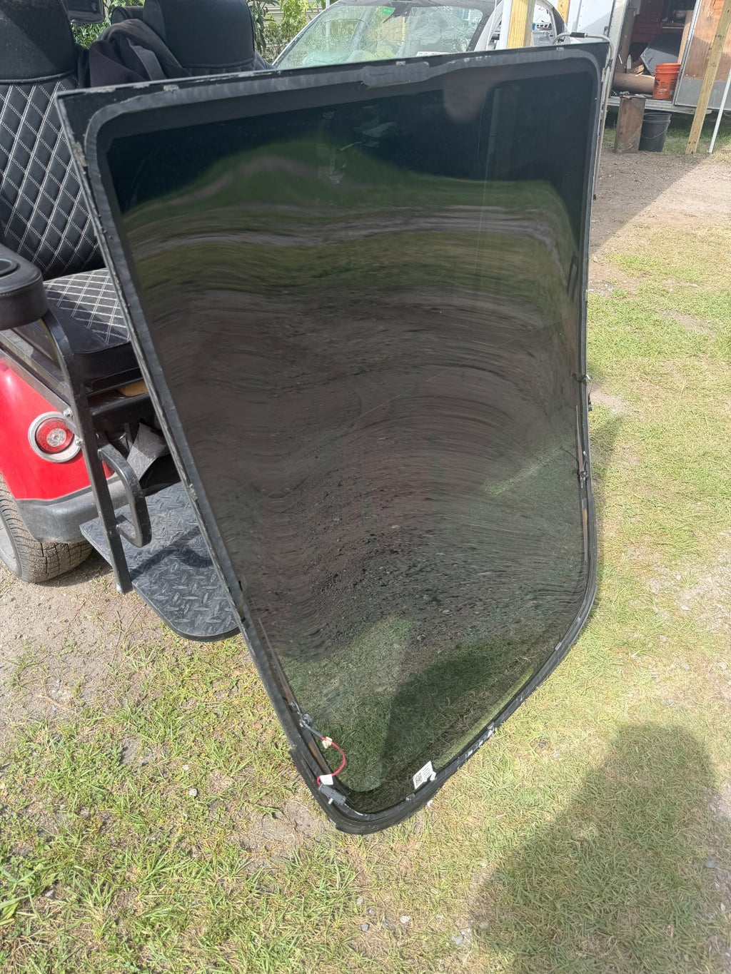 2021-23 Model 3 M3 Rear Trunk Panoramic Backlite Glass Back Section 1472925-97-C