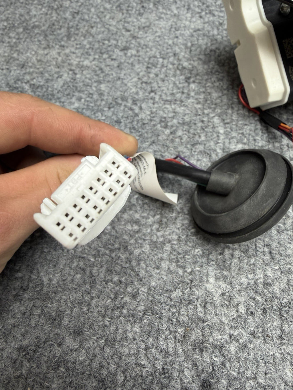 2017-2020 TESLA MODEL 3 CHARGING PORT AND DOOR COVER LEFT OEM