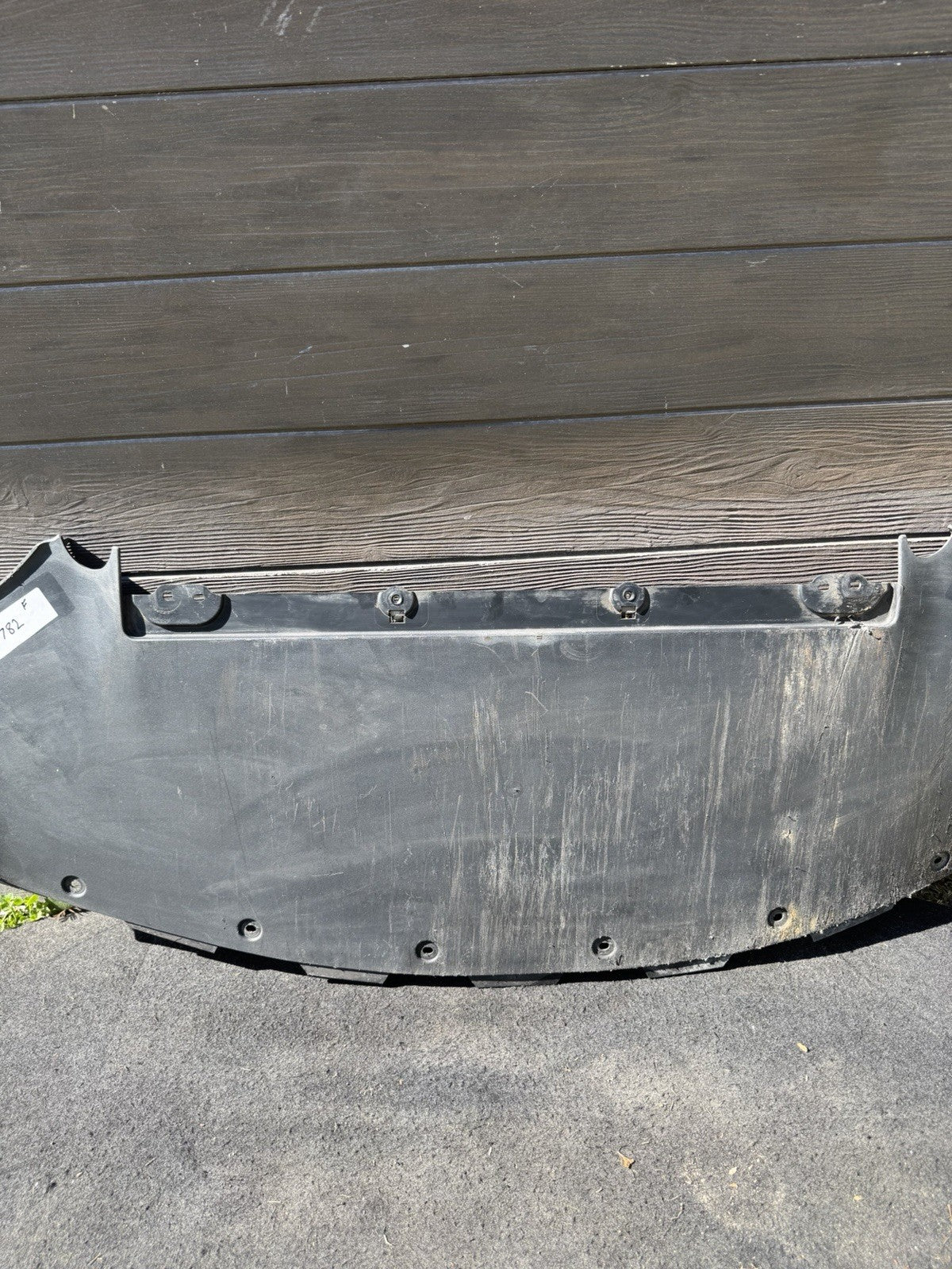 17-23 TESLA MODEL 3 FRONT BUMPER UNDERBODY LOWER BOARD COVER OEM, 1084174-00-D